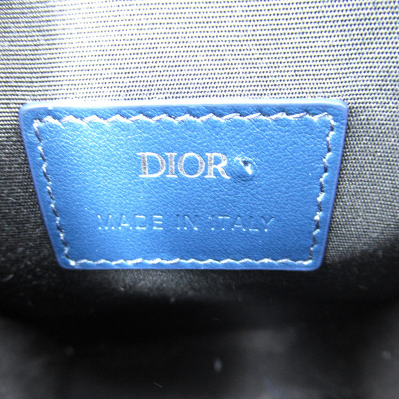 Dior Navy World Bag Leather Tour Shoulder - Picture 7 of 10